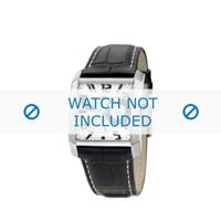 Horlogeband Lotus 15411-2 / 15411-4 / 15411-A Leder Zwart 28mm - thumbnail