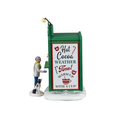 Cocoa Express 12x16x20 cm 2st Kersthuisje LEMAX - Lemax