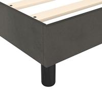 Boxspringframe fluweel donkergrijs 100x200 cm - thumbnail