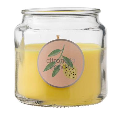 HEMA Kaarsvaas citronella (geel)