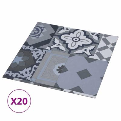 Vloerplanken 20 st zelfklevend 1,86 m PVC gekleurd patroon Vloerplanken 20 st zelfklevend 1,86 m PVC gekleurd patroon