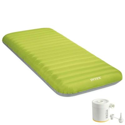 Intex 64097np truaire twin dura-beam camping mattress met quickfill usb150 luchtpomp 191x76x17cm Intex 64097np truaire twin dura-beam camping mattress met quickfill usb150 luchtpomp 191x76x17cm