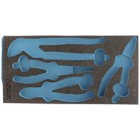 HAZET module-inlay soft foam insert 1/3 ,empty,for 165-l - thumbnail