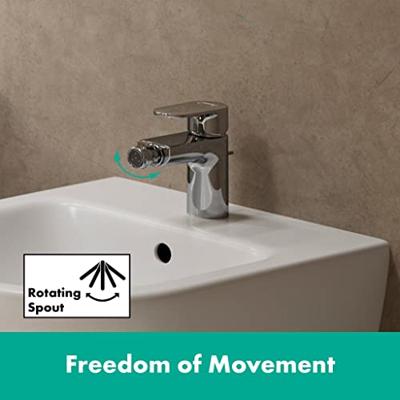 Hansgrohe Bidetkraan Vernis Blend Eengreeps Met Trekwaste Chroom
