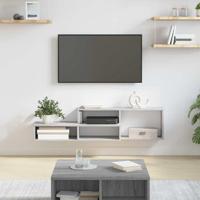 TV-stand 120x25x28,5cm Bewerkt hout - thumbnail