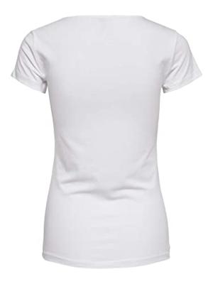 Only 15205059 Onllive Love Life S/s O-neck Top T-shirt Korte Mouw White 15205059 Only 15205059 Onllive Love Life S/s O-neck Top T-shirt Korte Mouw White 15205059