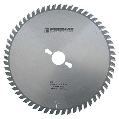 Promat/Tecwerk Precisie-cirkelzaagblad | buiten-d. 250 mm aantal tanden 60 WZ | gat 30 mm snijbreedte 3,2 mm | hardmetaal - 4000814925