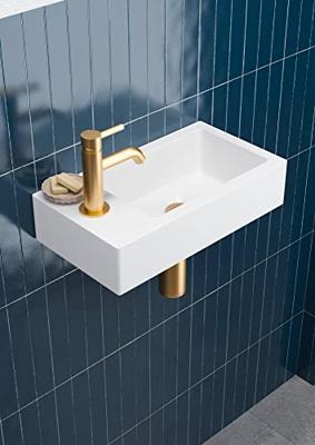 Ben Lavion fonteinkraan met greep geborsteld messing pvd