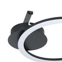 EGLO connect.z Parrapos-Z Smart Plafondlamp - 34 cm - Zwart|Wit - thumbnail