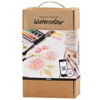 Creativ Company Aquarel ontdekken a5 set - thumbnail