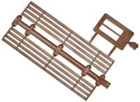Auhagen 42 557 H0 Houten hek Kunststof model - thumbnail