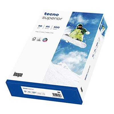 Inapa Tecno Superior 2100011538 Printpapier, kopieerpapier DIN A4 90 g/m² 500 vellen Wit