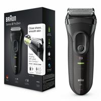 Braun Series 3 ProSkin 3020s Elektrisch Scheerapparaat, Zwart - Oplaadbaar Scheerapparaat - thumbnail