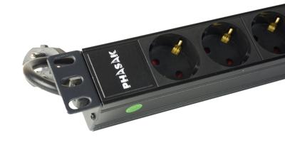 Stopcontactenstrip 8 Tomas met Interruptor Phasak BNS 3518 (1,5 m)