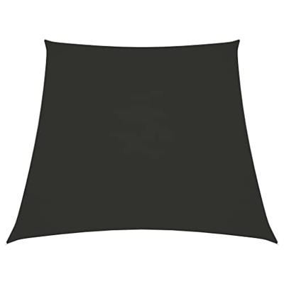 VidaXL Zonnezeil trapezium 2/4x3 m oxford stof antracietkleurig