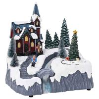 Kerstdorp Multikleur 20.5 x 17 x 21 cm Kunststof - thumbnail