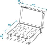 Roadinger 30109900 30109900 Microfoon flightcase (l x b x h) 140 x 420 x 330 mm - thumbnail