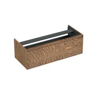 Onderkast Forzalaqua Reno 120x51x40 cm 1 La Softclose Eiken Castle Brown Forzalaqua - thumbnail