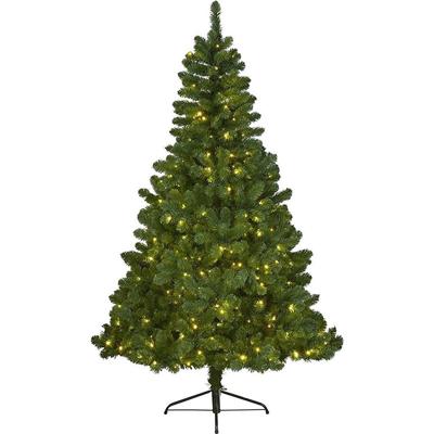 Everlands Kerstboom imperial pine210cm+ledverlicht