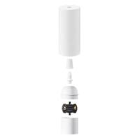 Home sweet home kunststof fitting rond E27 - wit - thumbnail