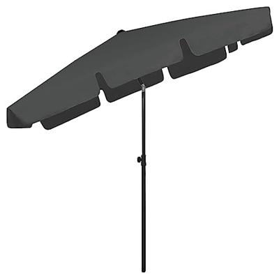 VidaXL Strandparasol 200x125 cm antracietkleurig - thumbnail