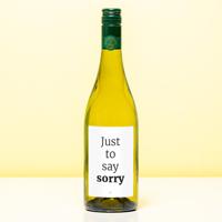 Wijnfles Just To Say Sorry - Wit (Sauvignon Blanc) - thumbnail
