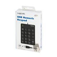 LogiLink ID0184 Numeriek toetsenbord USB Zwart - thumbnail