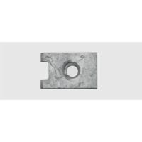 Schroefdraadplaat 4,8 mm verenstaal verzinkt 50 stuks SWG - thumbnail