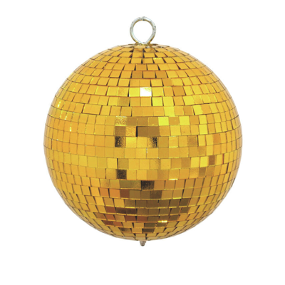 Eurolite Spiegelbol 15cm spiegeltjes 10x10mm goud