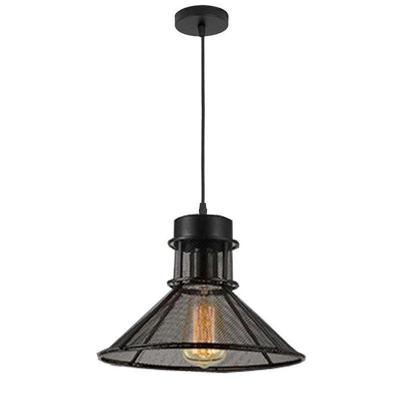 Homestyle Pro mk110-bb industriële hanglamp 28x18 cm zwart/metaal