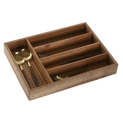 Bestekorganizer Home ESPRIT Natuurlijk Acacia 34,5 x 25,5 x 5 cm Bestekorganizer Home ESPRIT Natuurlijk Acacia 34,5 x 25,5 x 5 cm