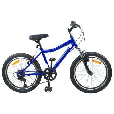 Kinderfiets 24 Inch 6-Speed voor 8-12 jaar oud Donkerblauw
