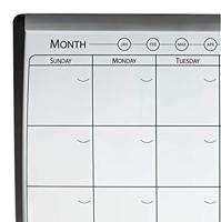 Nobo combibord, kurk en magnetische whiteboard maandplanner, ft 58,5 x 43 cm - thumbnail