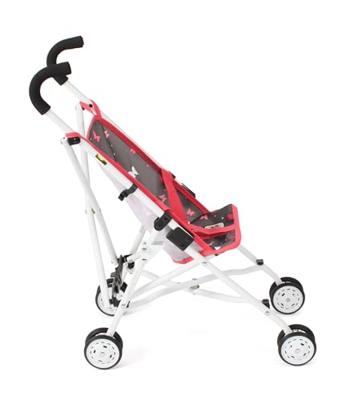 Mini-Poppenbuggy Roma - Vlinders Koraal