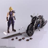 Final Fantasy VII Bring Arts Action Figure and vehicle Cloud Strife & Hardy-Daytona 15 cm - thumbnail