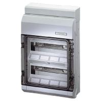 Hensel 61001143 KV 9224 NT Kleine verdeelkast Opbouw (op muur) Aantal groepen: 24 Aantal rijen: 2 Inhoud: 1 stuk(s)