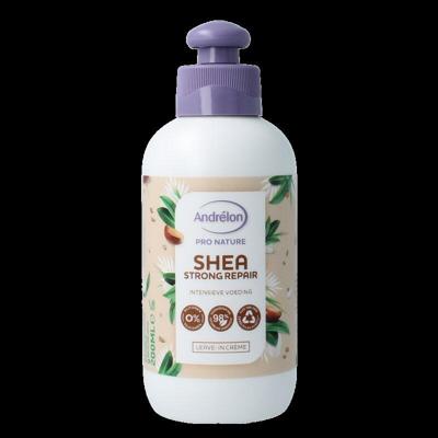 Andrelon Leave-in creme shea strong repair 200 Milliliter Andrelon Leave-in creme shea strong repair 200 Milliliter
