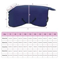 VidaXL Paardendeken marineblauw 85 cm polar fleece - thumbnail