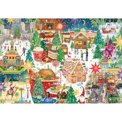 Intro Gibson kerst puzzel christmas around the world 1000 stukjes