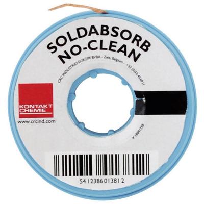 Kontakt Chemie CRC Kontaktchemie Desoldeerdraad Lengte 1.5 m Breedte 2.5 mm In vloeimiddel gedrenkt Kontakt Chemie CRC Kontaktchemie Desoldeerdraad Lengte 1.5 m Breedte 2.5 mm In vloeimiddel gedrenkt