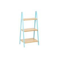 Badkamerschappen Berilo Blauw Natuurlijk 40,3 x 81,5 x 30 cm - thumbnail