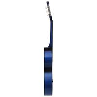 Gitaar klassiek beginner en kinderen 3/4 36" blauw - thumbnail