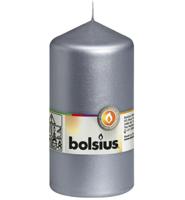 Bolsius Stompkaars 130/68 metal zilver (1 st) - thumbnail