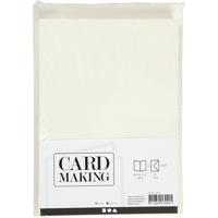 Creativ Company Kaarten en enveloppen off-white, 50 sets - thumbnail
