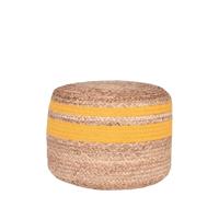 LABEL51 Poef Jute - Geel - Jute - thumbnail
