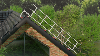 Roof Safety Systems RSS Dakrandbeveiliging Kopgevel | Set 6 Meter - 43840600