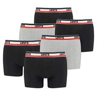 Levis boxershorts 3-pack zwart-grijs - thumbnail