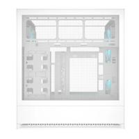 COUGAR Gaming OmnyX Midi Tower Wit - thumbnail