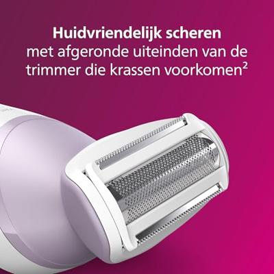 Philips brl136/00 lady shaver series 6000 scheerapparaat wit/paars