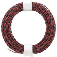 Donau Elektronik 210-10 Draad 2 x 0.04 mm² Rood/zwart 10 m - thumbnail